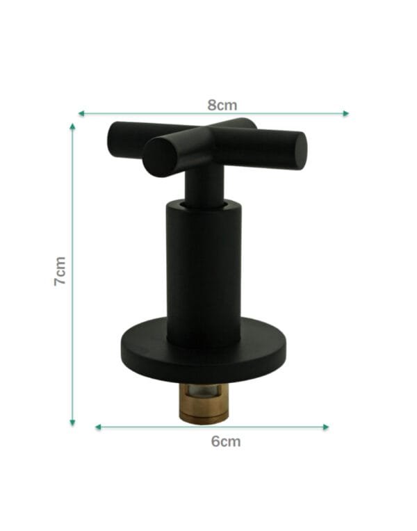 REGISTRO DUCHA SMART CRUCETA NEGRO