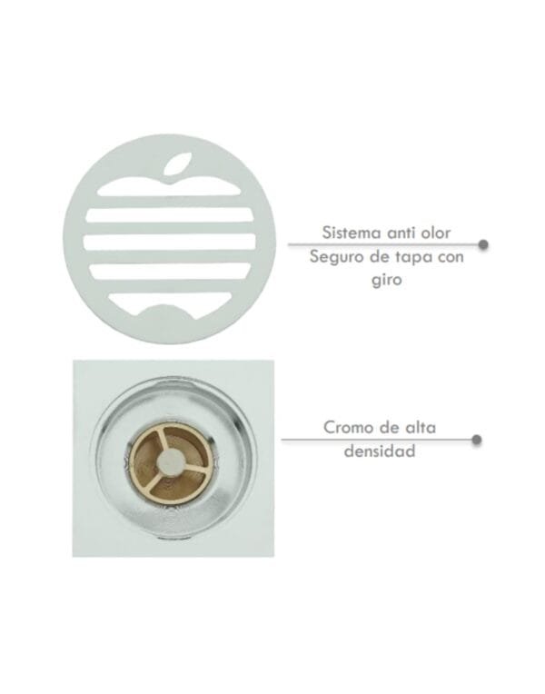 REJILLA DE PISO SMART MANZANA