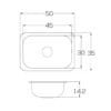 LAVAPLATOS SOCODA 50 X 35