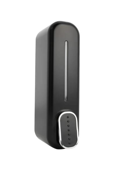 DISPENSADOR JABÓN BOCCHERINI NEGRO 310 ML