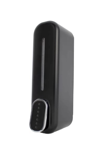 DISPENSADOR JABÓN BOCCHERINI NEGRO 310 ML