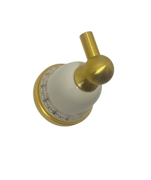 ACCESORIOS BAÑO DORADO PORCELANA
