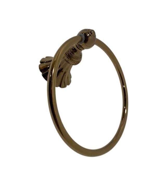 ACCESORIOS BAÑO ORO ROSA FLOR