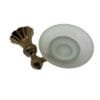 ACCESORIOS BAÑO ORO ROSA FLOR