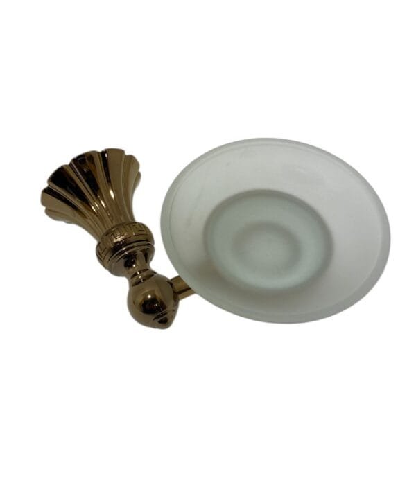 ACCESORIOS BAÑO ORO ROSA FLOR