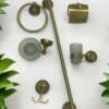 ACCESORIOS BAÑO ENVEJECIDO TALLADO