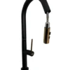 MONOCONTROL PARA LAVAPLATOS NEGRO/ORO ROSA EXTRAIBLE