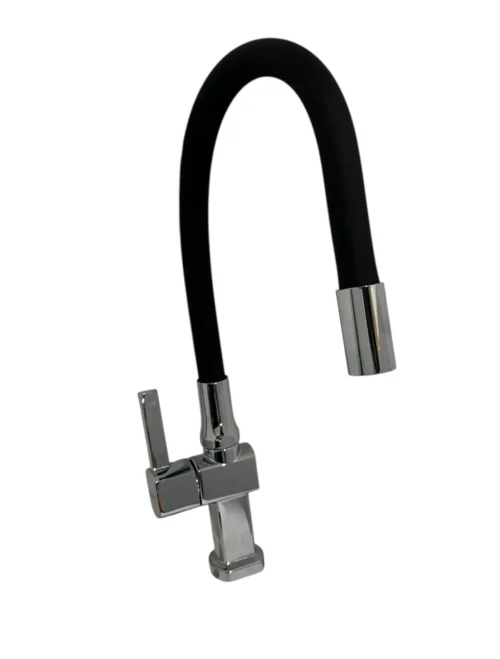 Llave para lavaplatos Flexible Negra Unitec