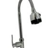 Llave para lavaplatos flexible cromada