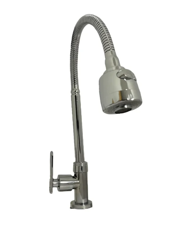 Llave para lavaplatos flexible Mercury cromada