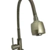 llave para lavaplatos flexible Satinada