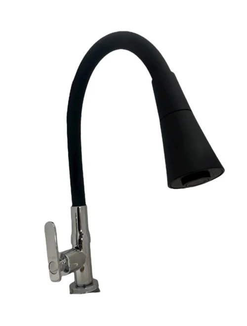 LLAVE PARA LAVAPLATOS NEGRA FLEXIBLE IMPORY