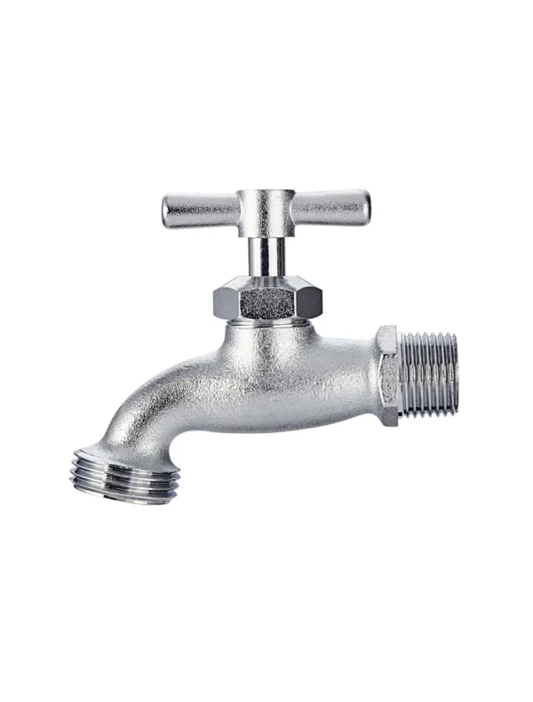 LLAVE JARDÍN CORRIENTE SATÍNADA GRIVAL